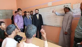 محافظ أبين يشيد بجهود جمعية الصم ويؤكد دعم السلطة المحلية لبرامجها التعليمية