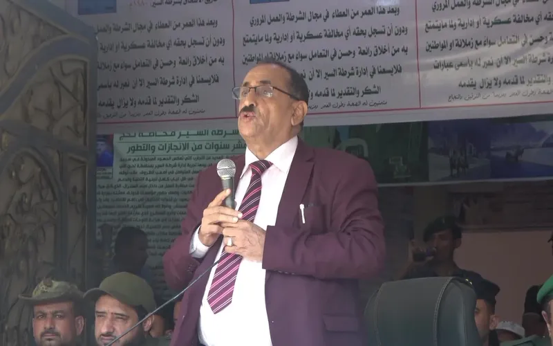 أمين عام المجلس محلي بمحافظة لحج "الصلاحي" يدشن فعاليات أسبوع المرور العربي