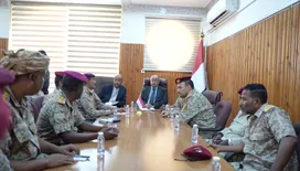 عضو مجلس القيادة "الخنبشي" يؤكد الاهتمام بقيادات وأفراد المنطقة العسكرية الأولى