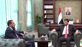 الدكتور عبدالله العليمي يبحث مع محافظ عدن الأوضاع الخدمية والأمنية بالعاصمة