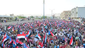 تظاهرة كبرى في سيئون تؤكد تمسك أبناء وادي حضرموت بالمشروع الوطني الجنوبي