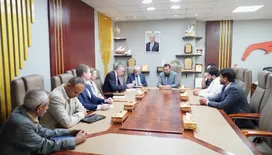 محافظ العاصمة يبحث مع وفد المبعوث الأممي تطورات الأوضاع والقضايا الخدمية والأمنية