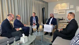 عضو مجلس القيادة المحرّمي يلتقي بوفد دبلوماسي إسباني رفيع المستوى
