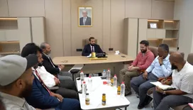 محافظ أبين يلتقي منظمة مهاد الفرنسية ويشيد بتدخلاتها في مستشفى محنف بـ لودر