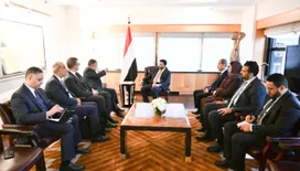العليمي يبحث مع الأمين العام للجامعة العربية تطورات اليمن والأمن القومي العربي