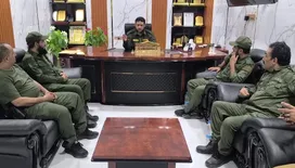 مدير أمن محافظة لحج يوجه باستمرار المتابعة الأمنية لمخيمات النازحين