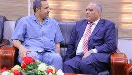 محافظ لحج يبحث مع وزير التربية دعم القطاع التعليمي ويعلن طباعة الكتاب المدرسي على نفقة المحافظة