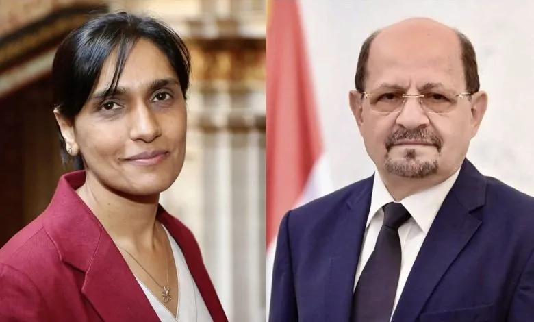 رئيس الوزراء يبحث مع السفيرة البريطانية تطورات الأوضاع والتصعيد الحوثي