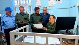 مدير أمن محافظة الضالع يدشن الاستمارة الإلكترونية وترقيم الدراجات النارية